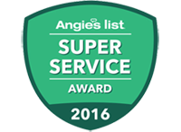 Angie's List Super Service Winner 2016 logo